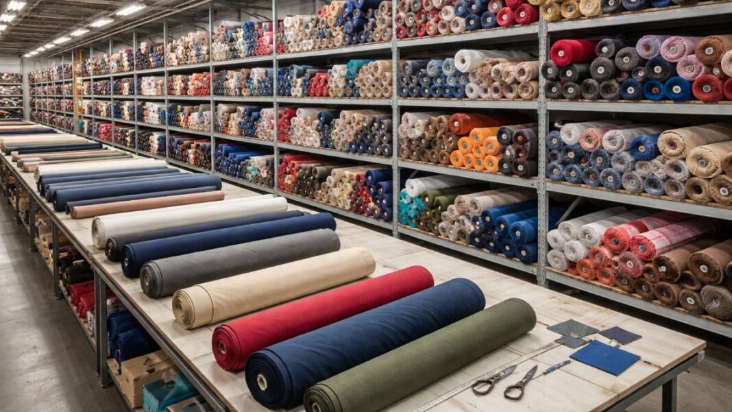 Fábrica textil en la provincia de Santa Fe con máquinas en operación.