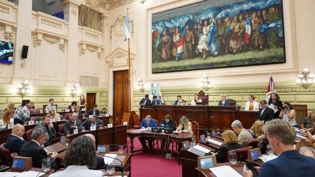 Sesión de la Cámara de Diputados de Santa Fe