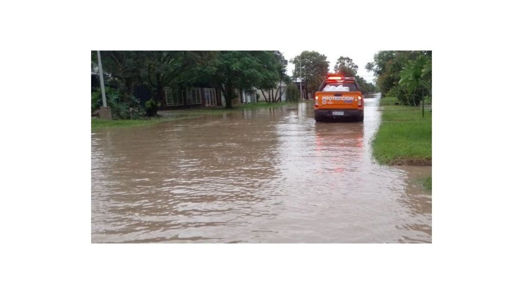 Campos anegados en el norte de la provincia de Santa Fe