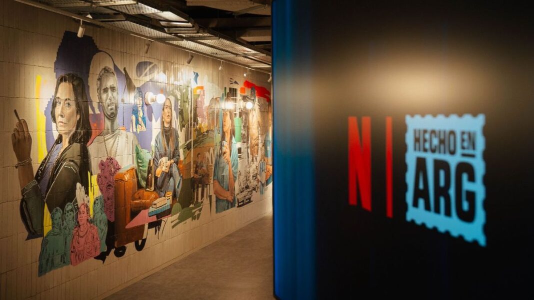 Exterior o interior de las nuevas oficinas de Netflix Argentina en el barrio de Villa Crespo, Buenos Aires.