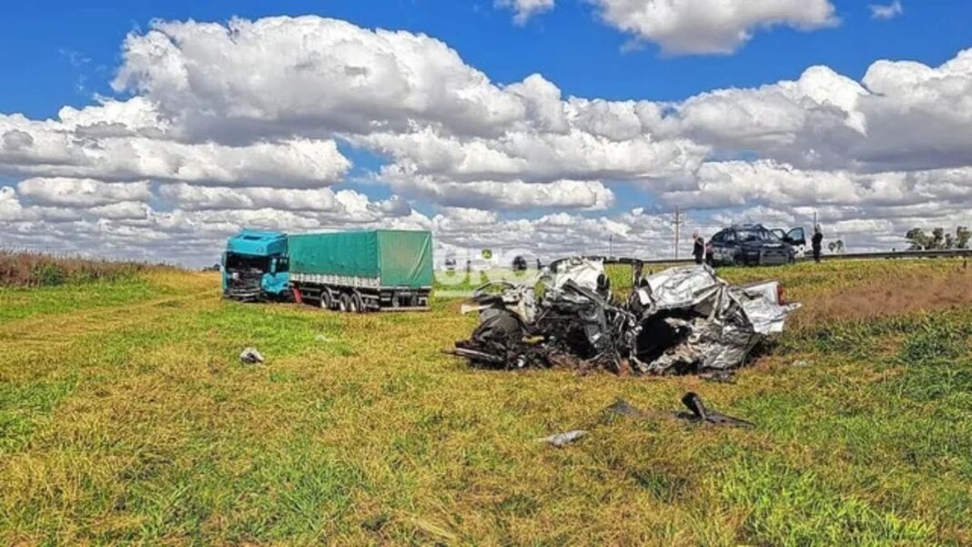 Ruta Nacional 34, escenario del trágico accidente vial.