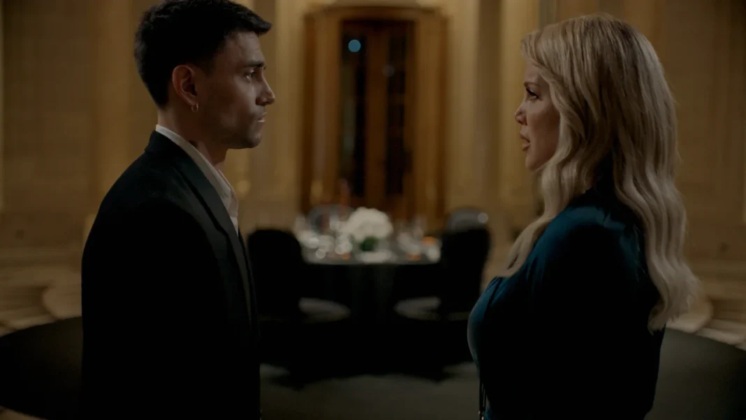 Wanda Nara en el rodaje de la película ¿Quieres ser mi hijo?