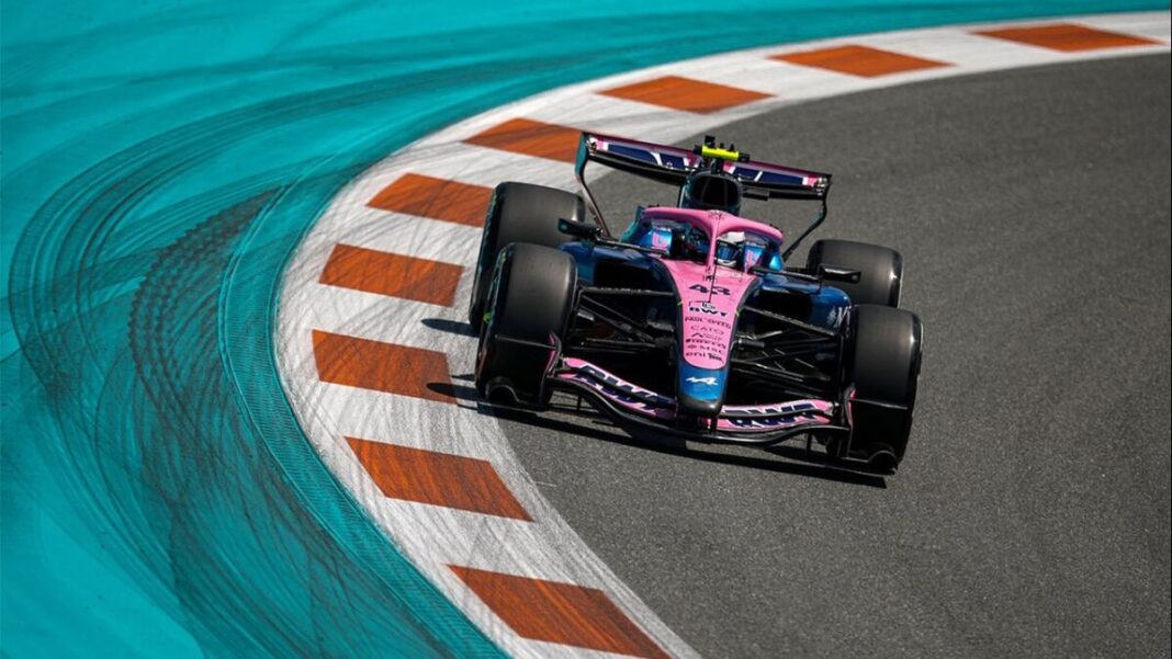 Franco Colapinto en la primera práctica de Fórmula 1 en Miami