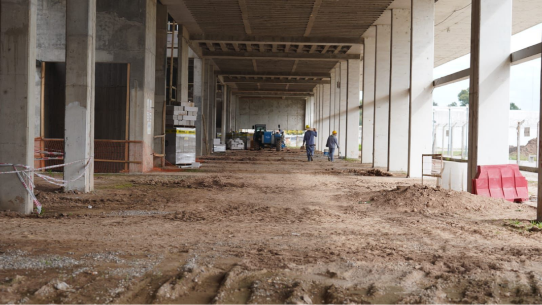 Obras de recuperación del Hospital Regional Sur de Rosario